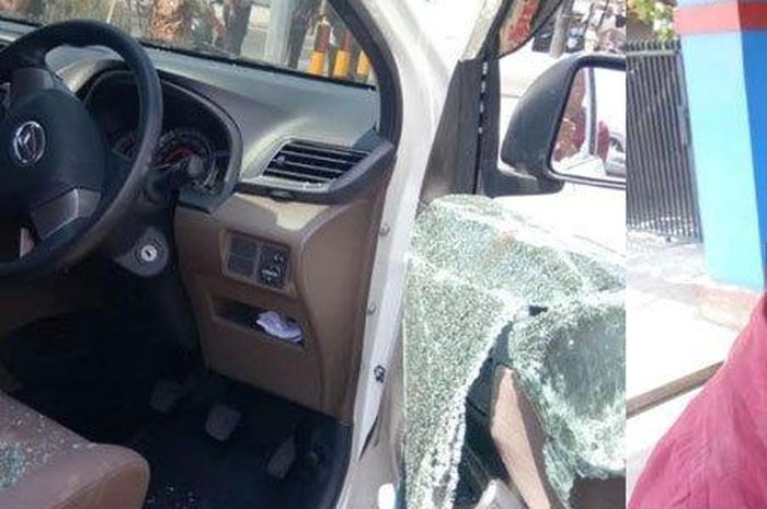 Daihatsu Xenia hancur, pengemudi menjadi korban salah tangkap polisi