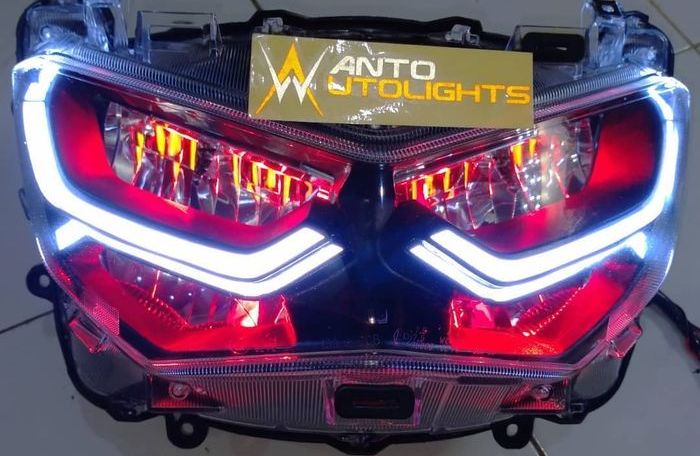 DRL welcome Yamaha All New NMAX garapan Wanto Autolights