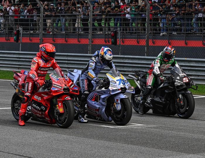 Cepernya motor MotoGP saat holeshot device diaktifkan di practice start
