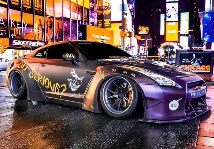 Modifikasi Nissan GT-R R35 ditopang setup kaki-kaki kandas mepet aspal