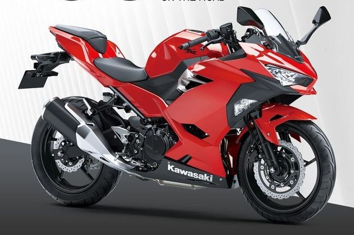 Ilustrasi Kawasaki Ninja 250 tipe Standar