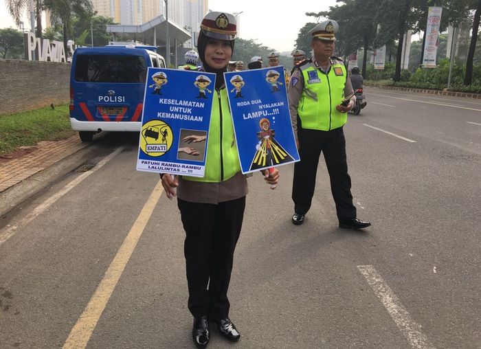Kampanye keselamatan lalu lintas di Operasi Keselamatan Jaya 2018