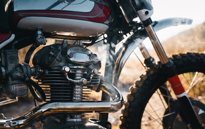 Ducati 250 Scrambler kustom dari Fuller Moto, dilansir oleh www.bikeexif.com