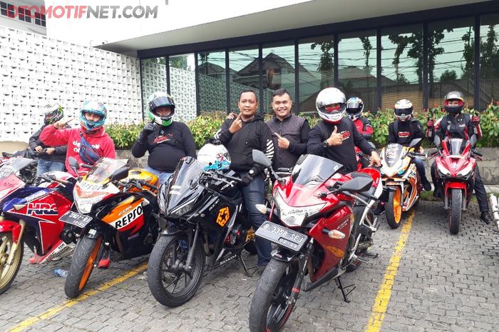 CBR Riders Jakarta saat mengikuti Sunmori bersama Yayasan Astra Honda Motor dan GridOto