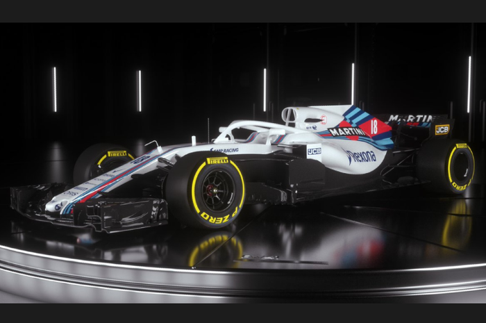 Williams FW41 untuk musim balap 2018 diperkenalkan hari Kamis (15/2/2018)