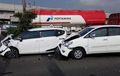 Kijang Innova dan Sienta Penyok Bodi, Avanza Rebah, Enam Mobil Ketiban Sial
