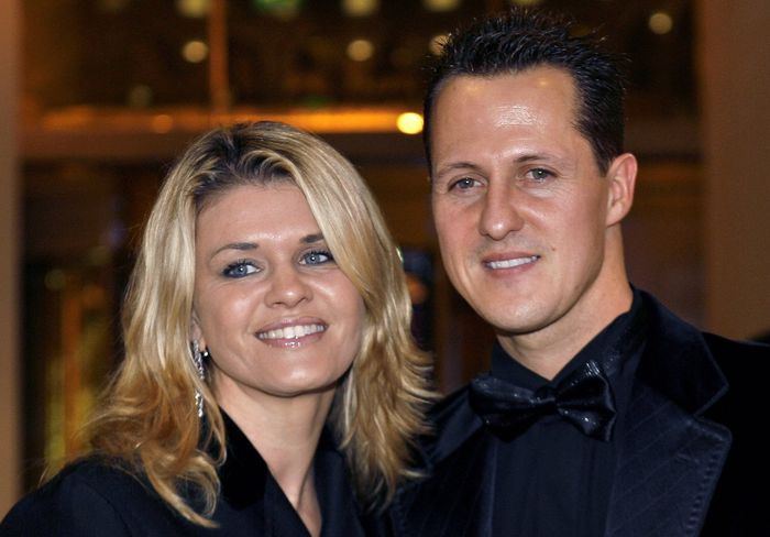 Michael Schumacher dan istrinya Corinna Betsch