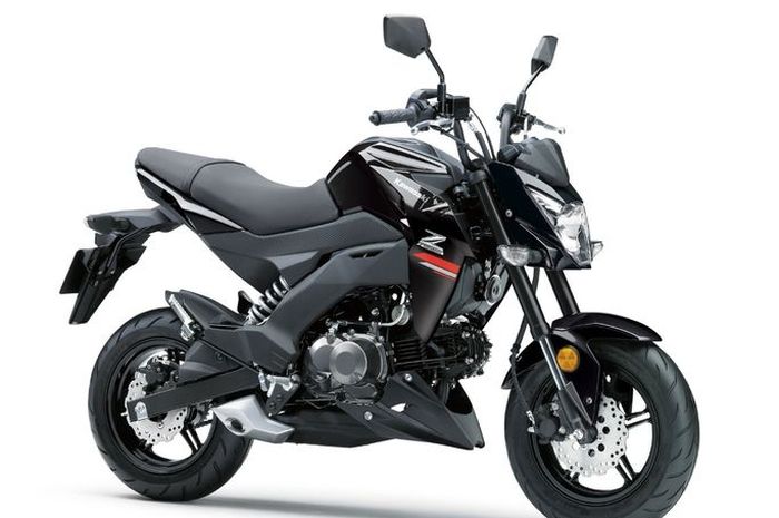 Warna hitam Kawasaki Z125