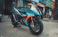 Yamaha MX King Bergaya Ala BMW S1000RR, Kaki-kakinya Kombinasi BMW dan Ducati