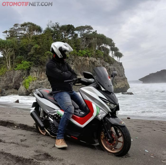 WRX Silent Racing Dijajal di Yamaha NMAX dari Bandung dan melintasi pesisir pantai selatan
