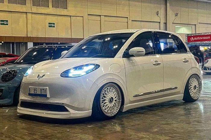 Modifikasi Wuling Binguo EV pertama di Indonesia yang dibikin ceper