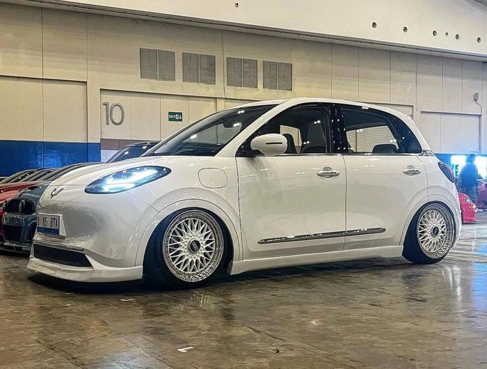 Fitment bagged bikin penampilan Wuling Binguo EV terdongkrak maksimal