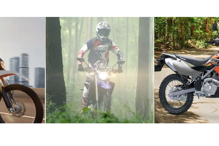 Honda CRF150L, Yamaha WR155R, Kawasaki KLX150 SE