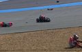 Ngilu! Video Jorge Lorenzo Crash di FP2 MotoGP Thailand, Motornya Terbelah Jadi Dua