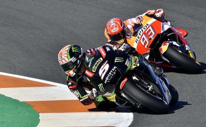 Sebagai pendatang baru di MotoGP, sepak terjang Johann Zarco sering merepotkan pembalap lain seperti Marc Marquez saat di MotoGP Valencia lalu