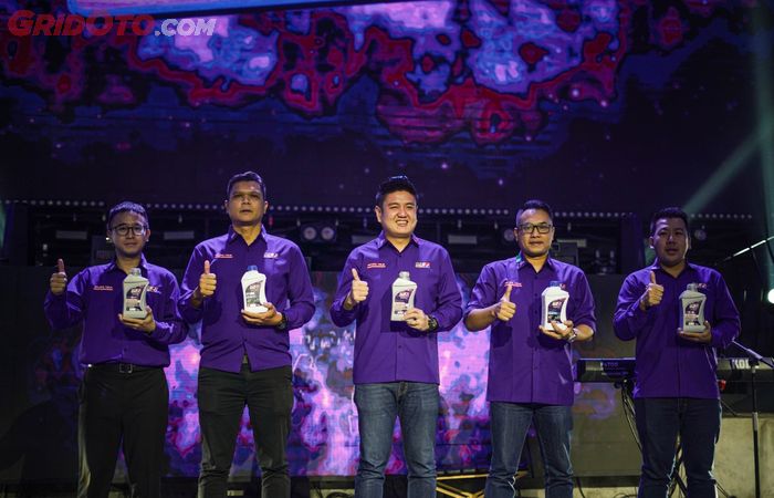 Peluncuran UMA Racing Lubricant ini dilakukan secara meriah di W Super Club Gatsu