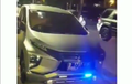 Puas Dimaki-Maki, Sipil Naik Xpander Ketangkap Basah Pakai Atribut PM Dan Nyalakan Rotator
