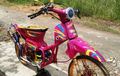 Honda C70 Bermesin Matic Made In Kalimantan, Tampilannya Nyentrik