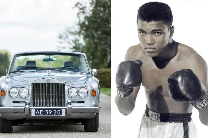 Rolls-Royce Silver Shadow cabriolet, salah satu koleksi mobil Muhammad Ali