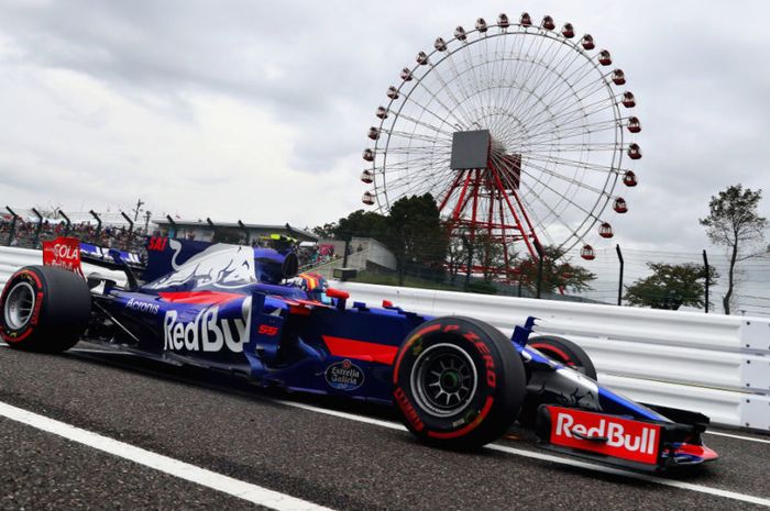 Carlos Sainz dalam persiapan balapan GP F1 Jepang di Suzuka