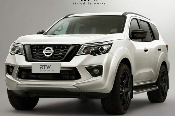 Modifikasi digital Nissan Terra bergaya ceper