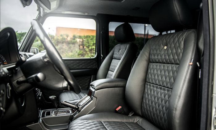 Tampilan interior modifikasi Mercedes-Benz G-Class