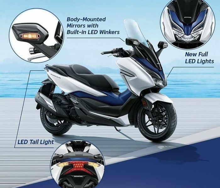 Penjelasan fitur lampu pada Honda Forza 250