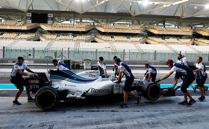 Data hasil tes Sergey Siroktin bersama tim Williams di Abu Dhabi, dianggap lebih bagus dari Robert Kubica
