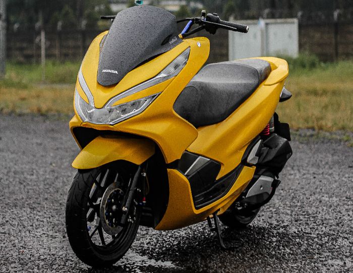 Honda PCX 150 rombak setup kaki-kaki 