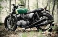Si Gempal Nan Elegan Honda CB750 Custom Brat Style-Scrambler