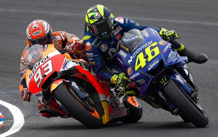 Insiden Marquez dan Rossi di MotoGP Argentina berbuntut panjang.