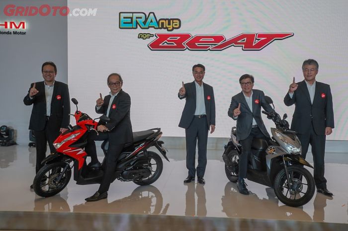 PT Astra Honda Motor (AHM) meluncurkan Honda All New BeAT series di Jakarta, Kamis (1/6/2020)