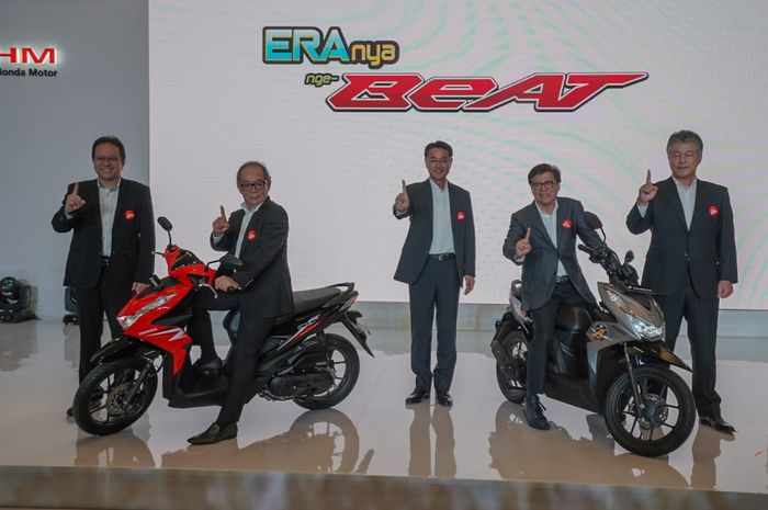 AHM meluncurkan Honda All New BeAT series di Jakarta, Kamis (1/6/2020)
