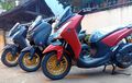 All New NMAX dan Lexi Keluar Dealer Langsung Ganteng, Pelek Ring 12, Aksesories VND Nempel