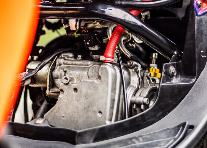 Mesin Yamaha Lexi pasang blok dan piston 63mm