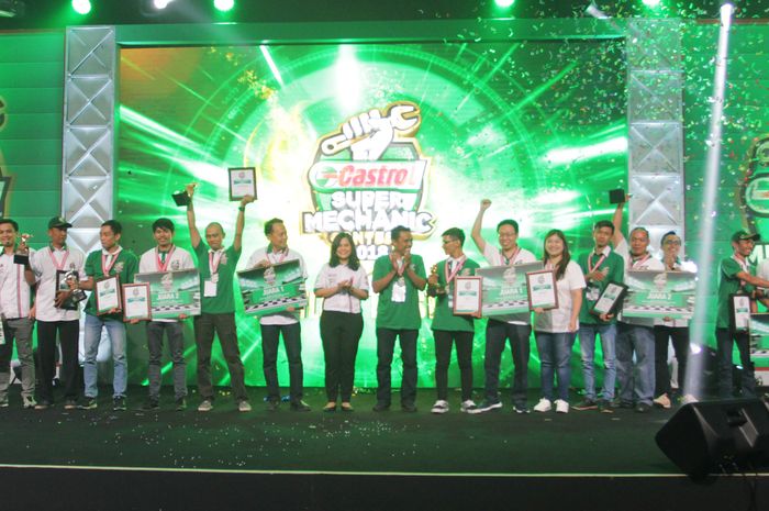 Para pemenang Castrol Asia Pacific Cars Super Mechanic Contest 2018 tingkat nasional