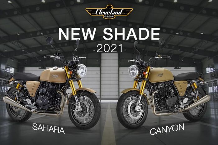 Warna baru Cleveland Cyclewerks Ace 400 Scrambler, ada Sahara dan Canyon