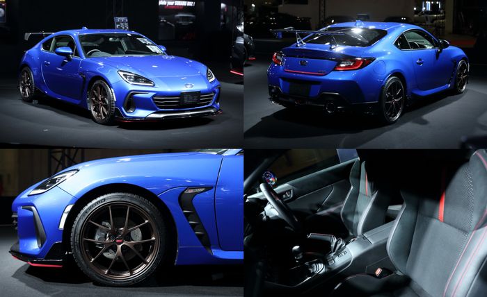Detail Subaru BRZ STI Performance Concept di Tokyo Auto Salon 2022