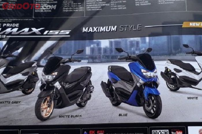 4 pilihan warna Yamaha Nmax yang baru