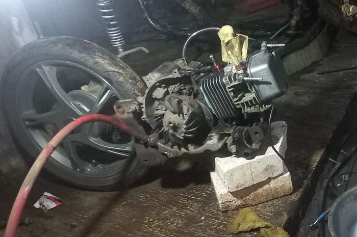 Ilustrasi Korter Mesin Motor matik