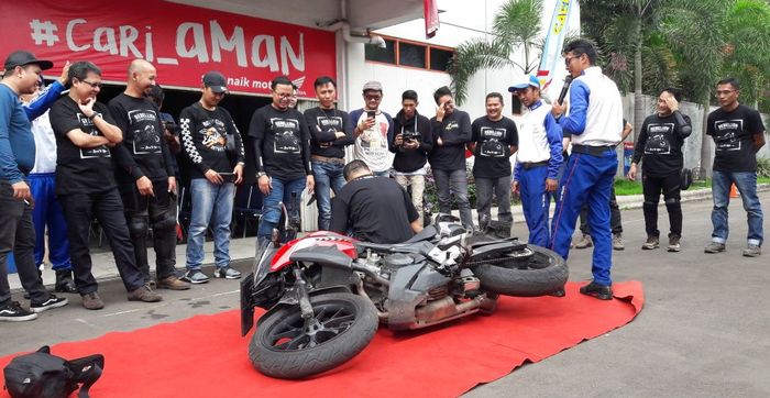 Program peduli keselamatan dari WMS untuk komunitas Honda Rebel