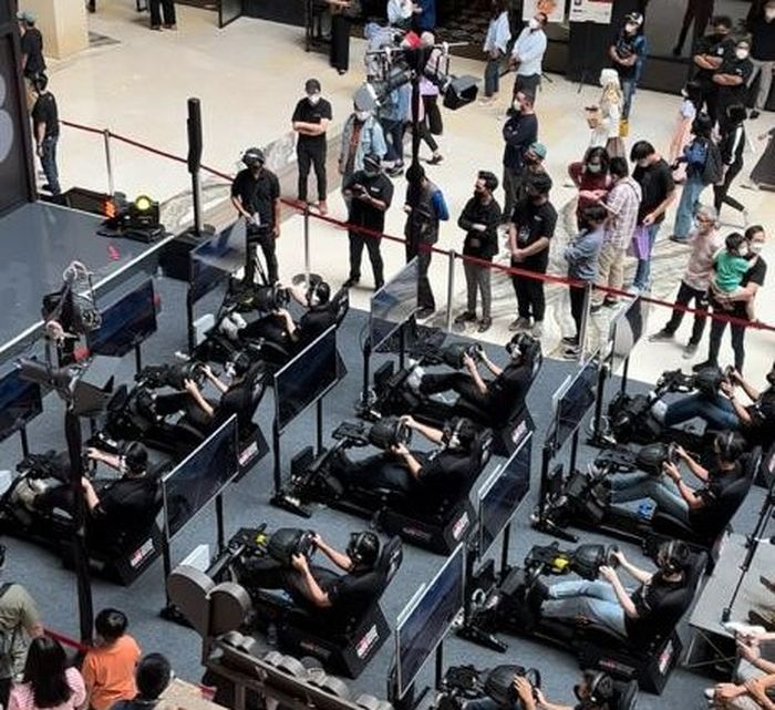 Pengunjung acara juga bisa mengikuti  babak final kompetisi e-Motorsport Toyota Gazoo Racing (TGR) GT Cup 2022 Indonesia