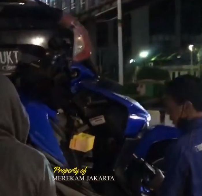 Kondisi Honda BeAT, sasis melengkung hingga setang nempel jok