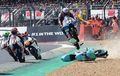Terbang...Insiden Pembalap Ini Lebih Heboh Dari Kecelakaan di Kelas Tertinggi MotoGP Prancis