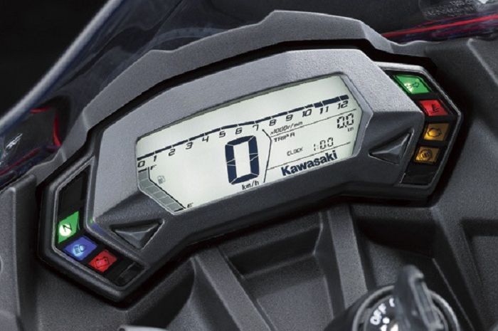 Ilustrasi speedometer kawasaki ninja 250 sl