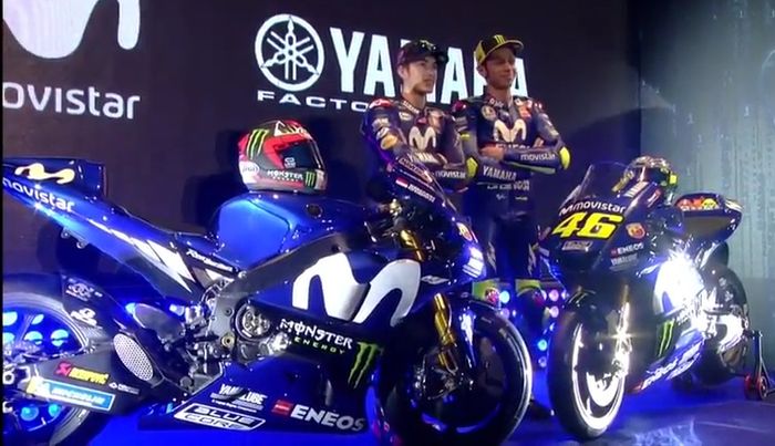 Livery tim Movistar Yamaha MotoGP musim 2018