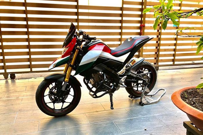 Yamaha Xabre menjelma jadi Ducati Hypermotard