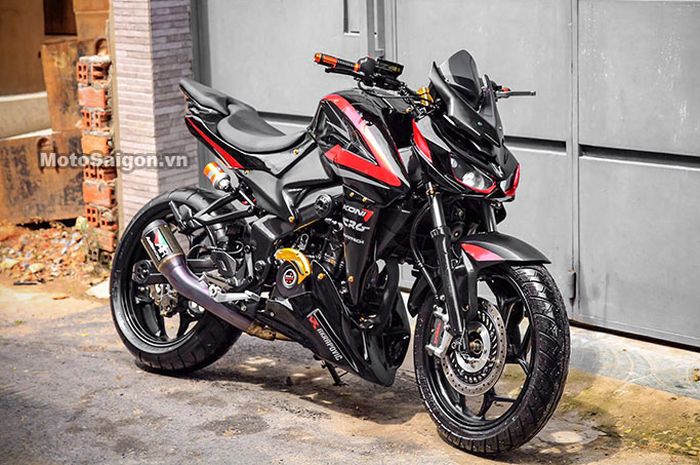 Bajaj Pulsar NS200 bergaya Kawasaki Z1000