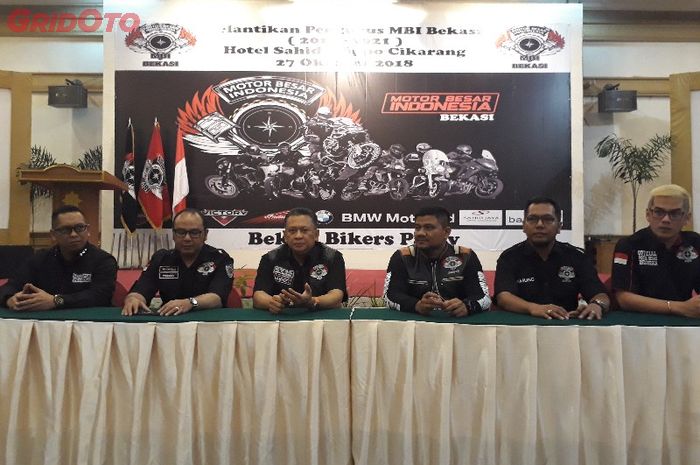 Pengurus Motor Besar Indonesia (MBI) chapter Bekasi resmi dilantik