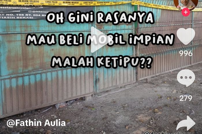 Waspada terhadap penipuan penjual mobil bekas